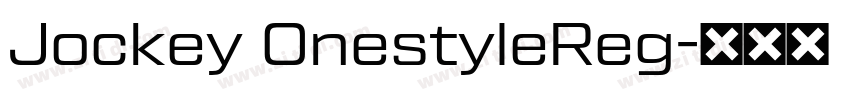 Jockey OnestyleReg字体转换